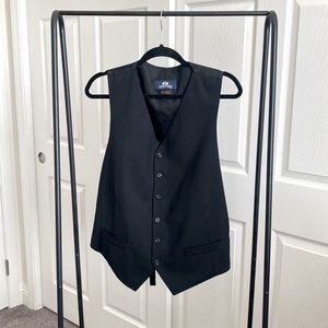 Stafford Black Men's Dress Vest